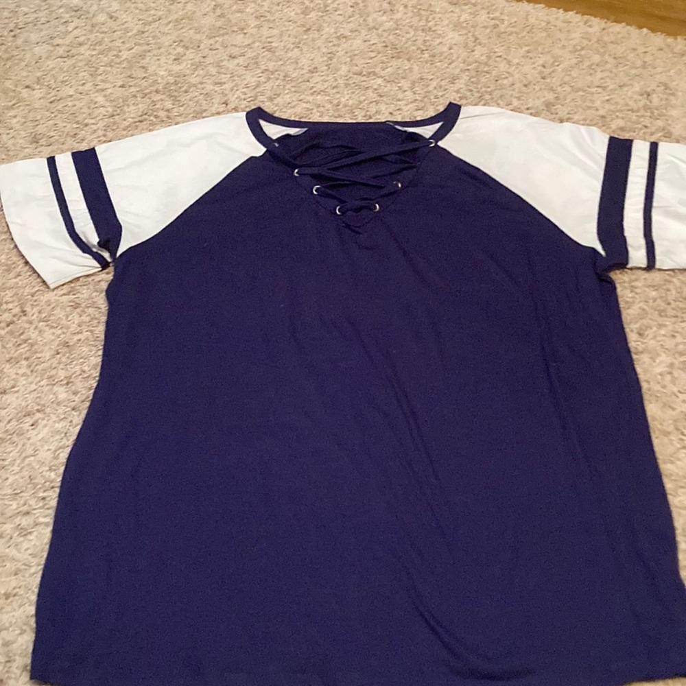 Women’s blue shirt